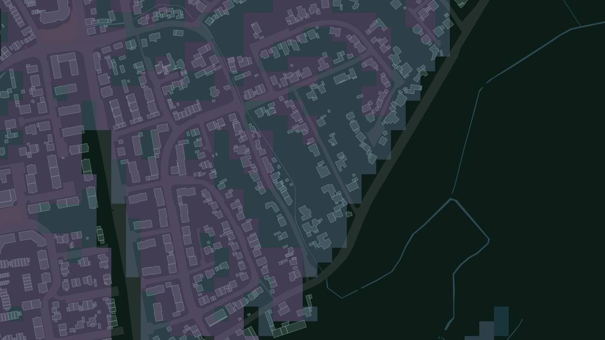 Heat load on a hot summer night: where the town does not cool down.